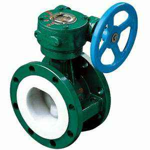 D341F46衬氟法兰蝶阀 D341F46衬氟法兰蝶阀